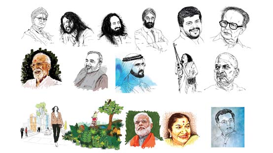 Illustrations And Caricatures